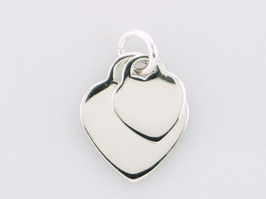Silver Double Heart Pendant