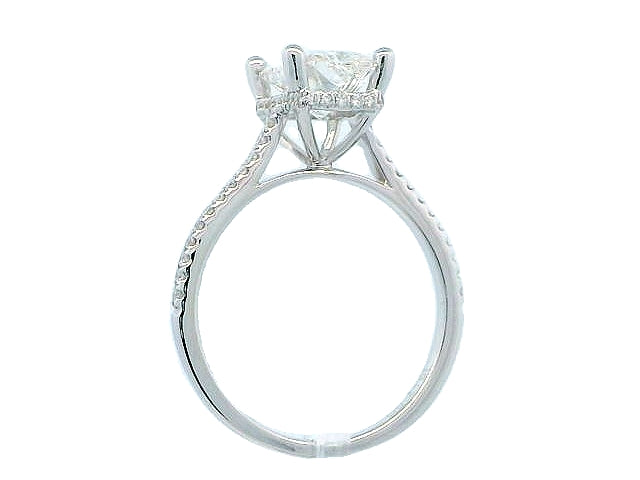 Lab Grown 1.84 ct Radiant Cut Engagement Ring