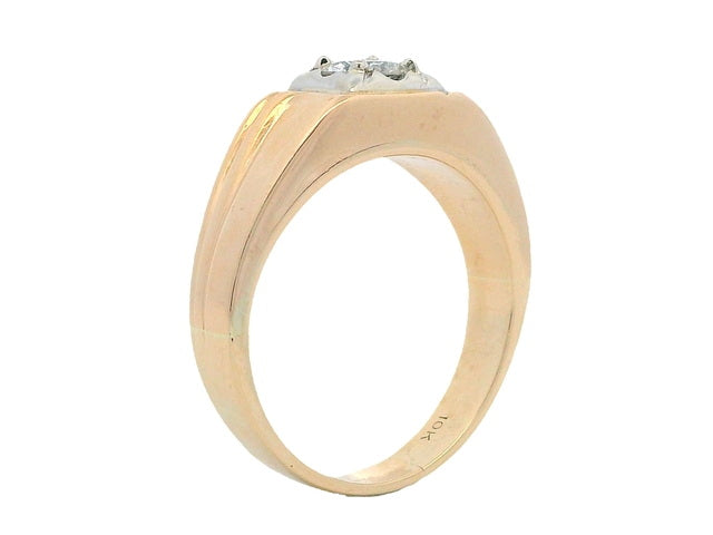 Gents Solitaire Diamond Ring