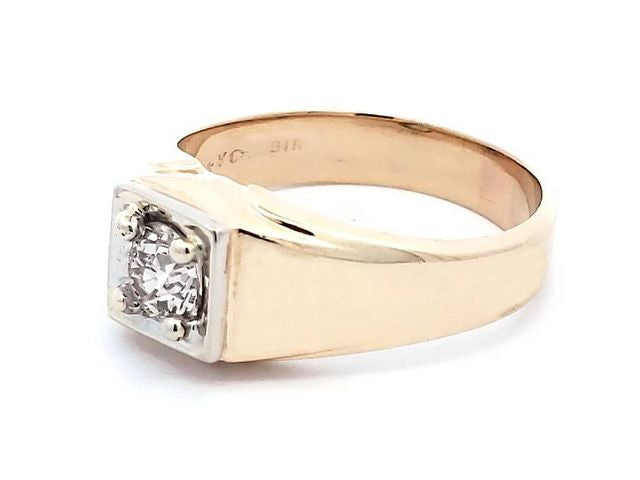 Gents Diamond ring 0.78 ct