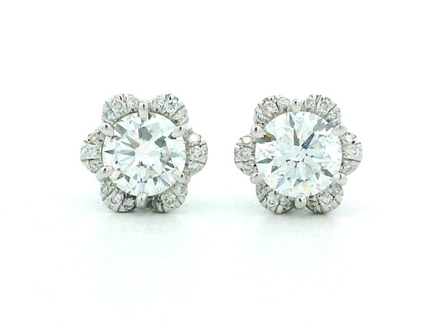 1.04 ctw Diamond Studs