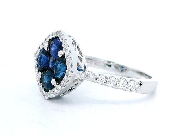 Sapphire & Diamond Ring