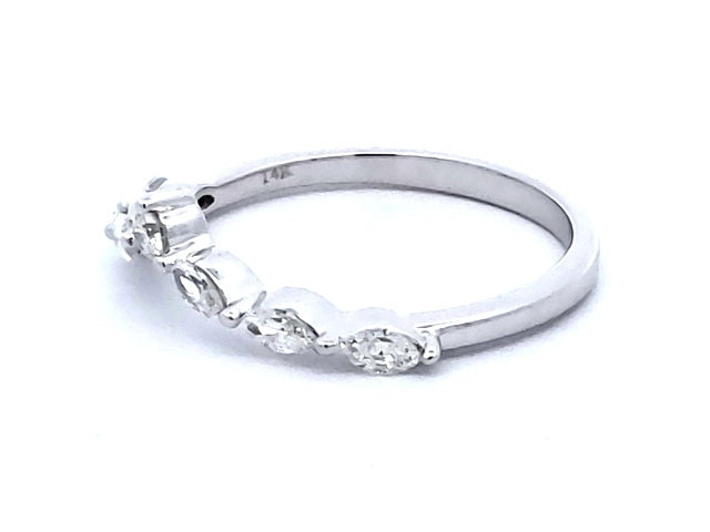 Fitted Marquise Diamond Band