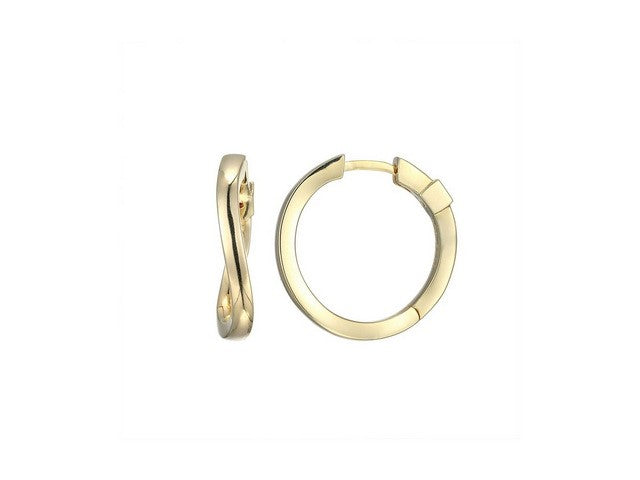 ELLE Luna Yellow Hoop Earrings