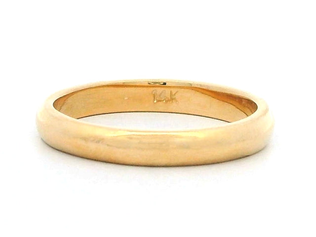 Domed Wedding Band