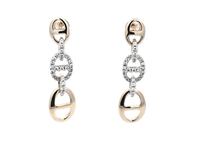 0.21 ctw Pavee Mariner Earrings