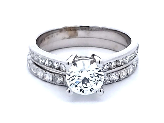 Natural Diamond Engagement Set