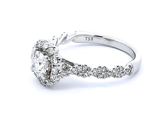 Halo Engagement Ring