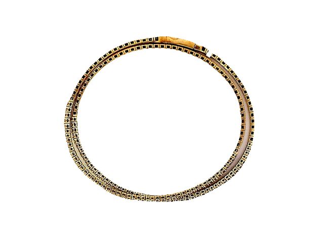 18KT Diamond Wrap Bangle