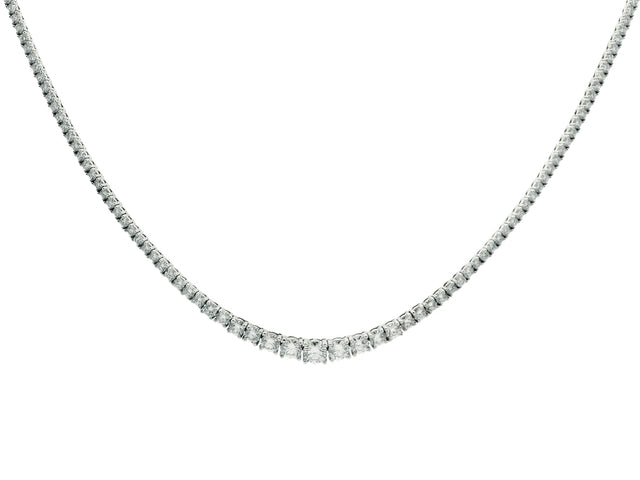 10.30 cts. Tapered Diamond Necklace