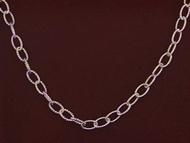 20 Inch Faceted Cable Chain