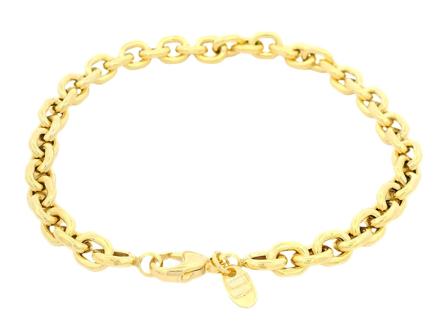 10KT Cable Link Bracelet