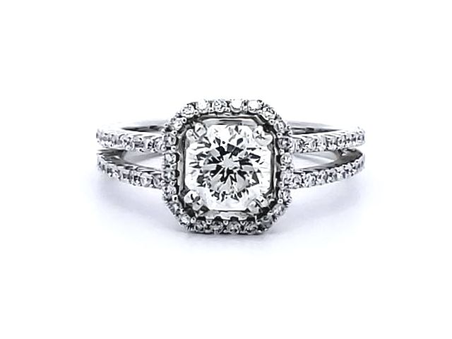 14kw 1.09Ct Octillion Diamond Ring