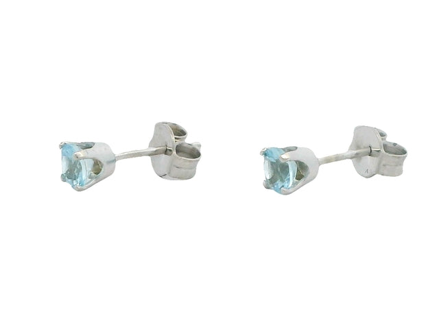 Aquamarine Stud Earrings