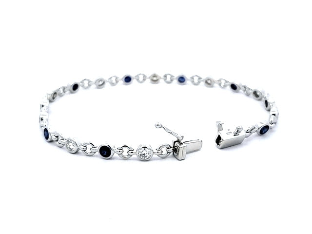 Sapphire & Diamond Bracelet