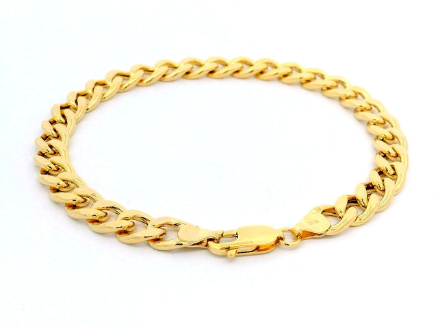 10KT Curb Link Bracelet