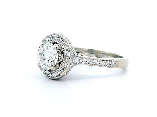 0.92 ctw Natural Diamond Engagement Ring