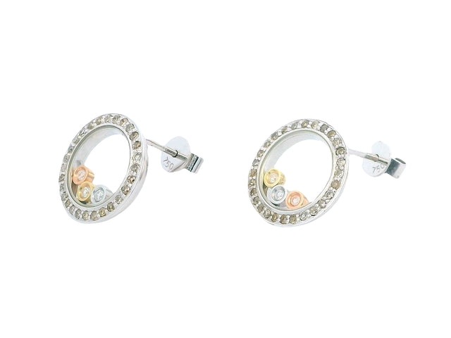 Floating Diamond Earrings