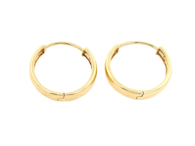 14KT Yellow Huggie Earrings