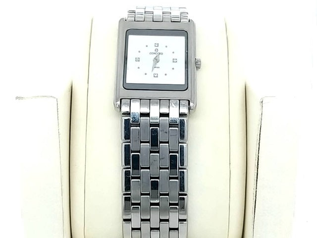 Concord Lady's Casual Stainless Steel Swiss Quartz Watch.