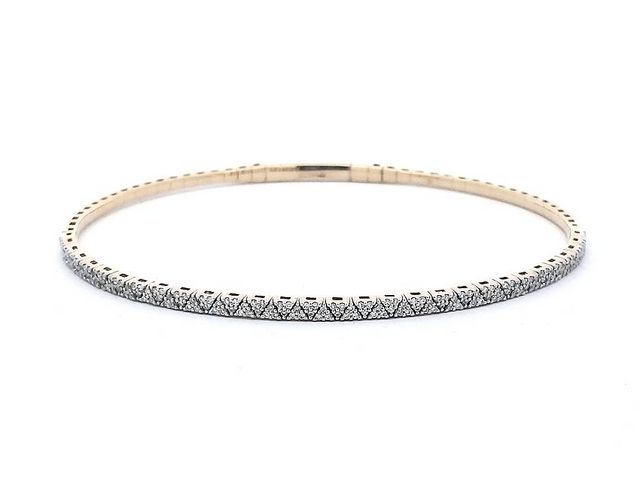 14KT Diamond Bangle