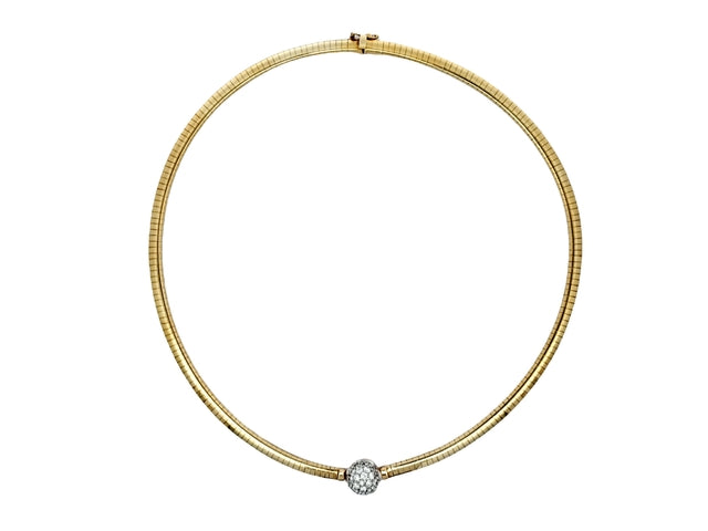 Diamond Sphere Necklace