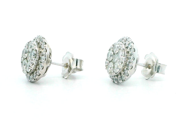 2.00 ctw Fancy Diamond Earrings