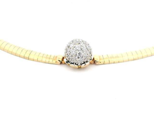 Diamond Sphere Necklace