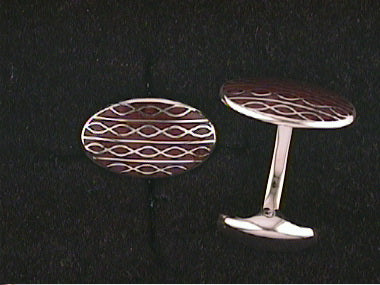 Maroon Cufflinks