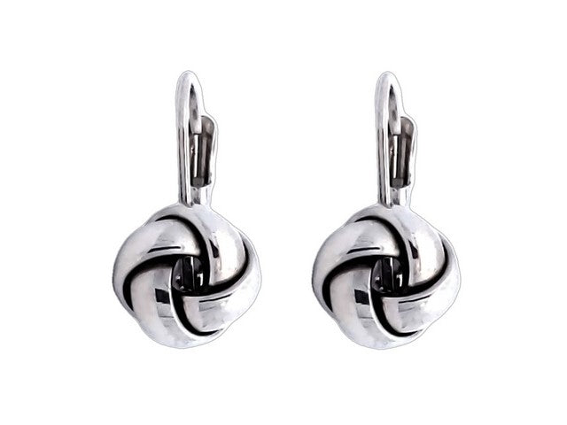 Lovers Knot French Back Earrings