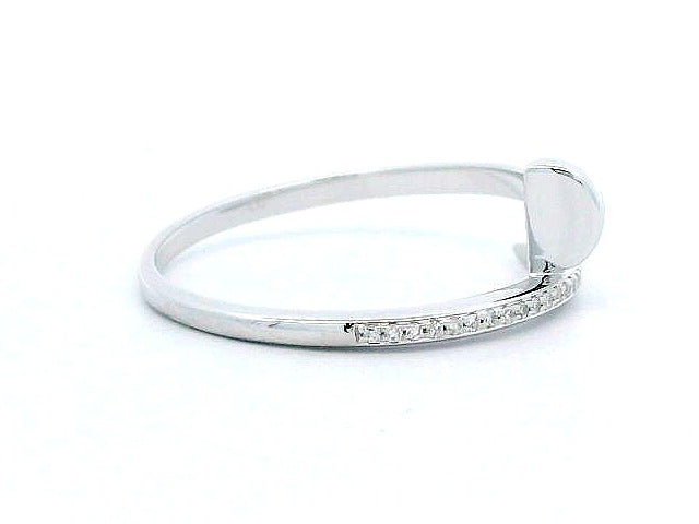 14KT Spike Ring with Diamonds