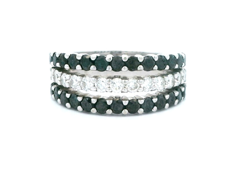 Black & White Diamond Ring