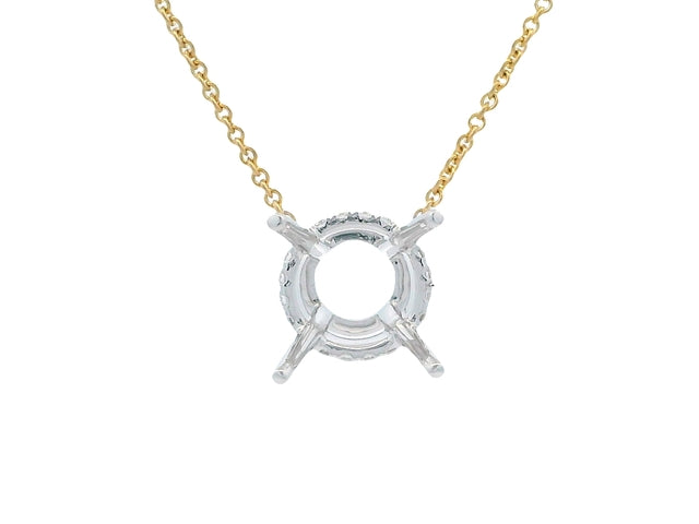 3.00 ct Pendant Mount Necklace