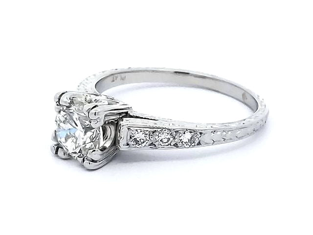 1.06 ctw Platinum Engagement Ring