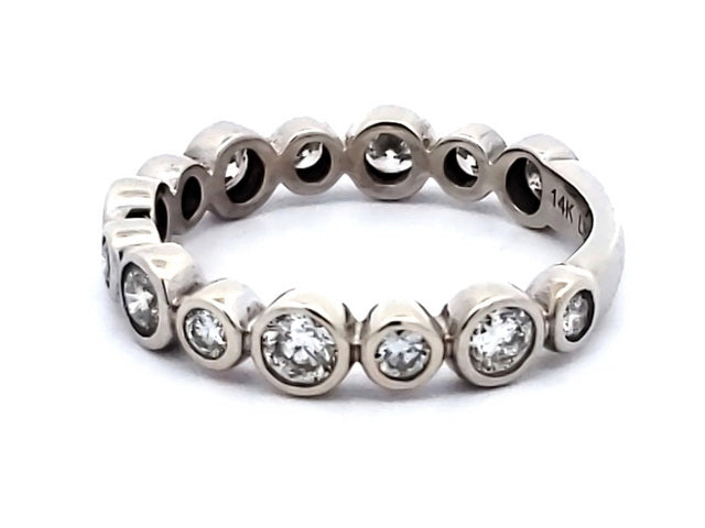 Bezel Set Diamond Band