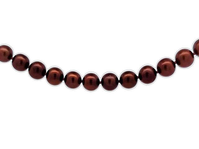 7.5-8 mm Chocolate Freshwater Pearl Strand