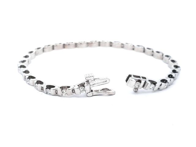 1.55 ctw Diamond Tennis Bracelet