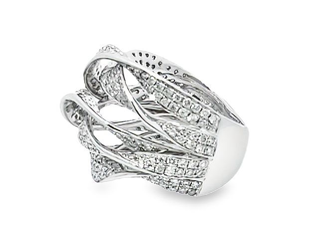 18KT Multi Twisted Ribbon Ring