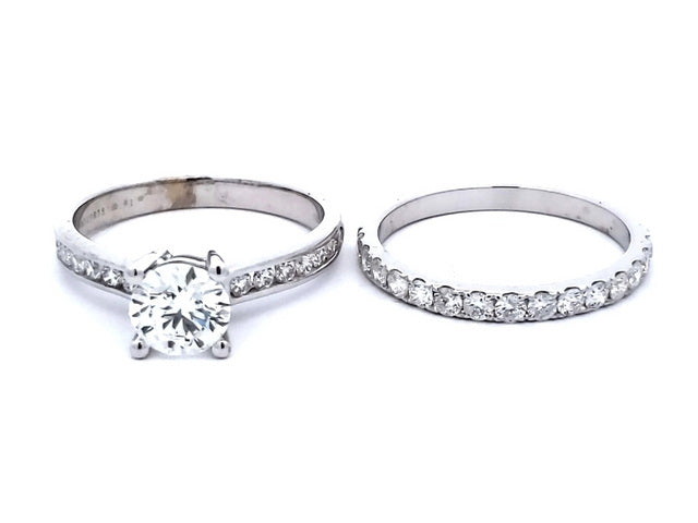 Natural Diamond Engagement Set