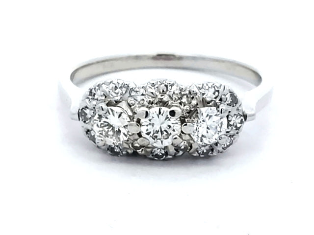 0.73 ctw Antique Style Ring