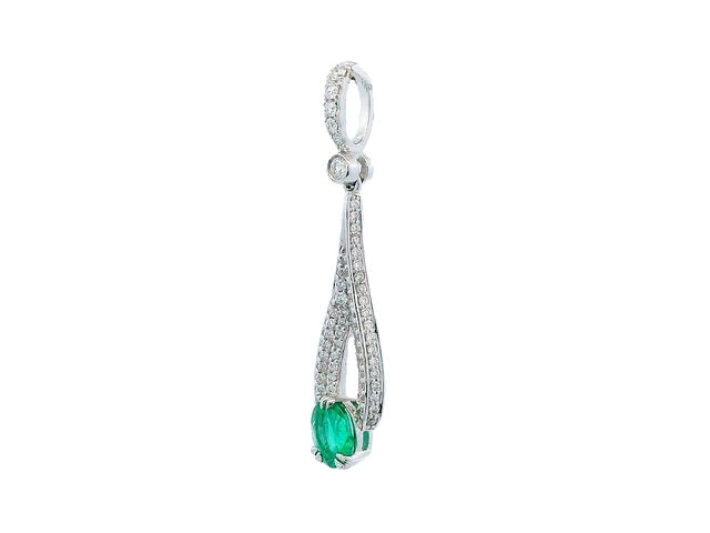 Emerald & Diamond Pendant