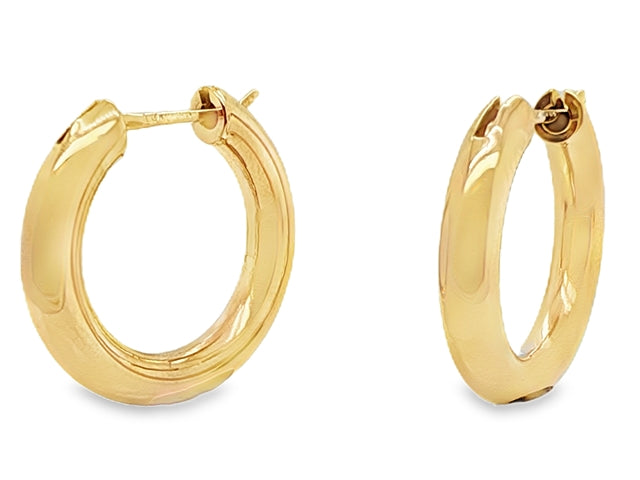 9KT Yellow Gold Hoops