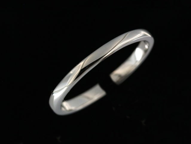 14KT 2 mm Domed Band