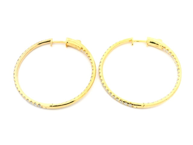 1.96 ctw Diamond Hoops