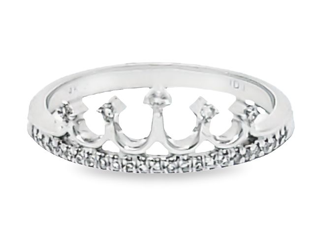 14KW Diamond Tiara Ring