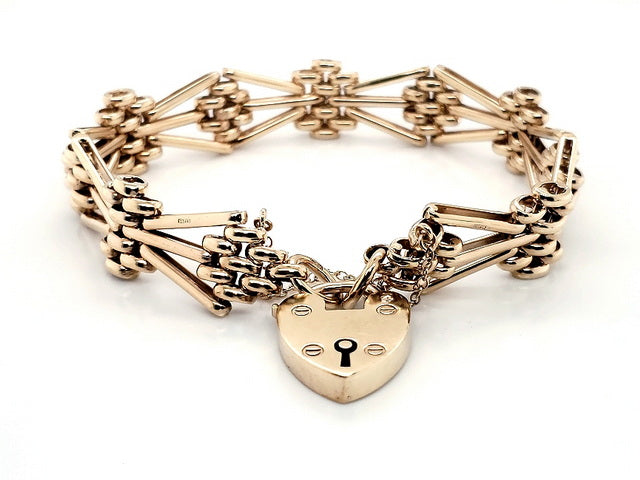 9KT Gate Bracelet