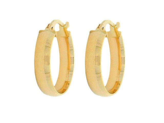 10KT Yellow Gold Hoops