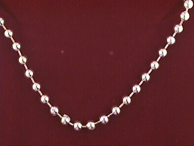 16 Inch Stationed Ball Chain