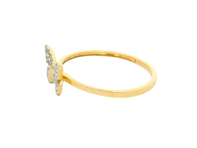 14KT Butterfly Ring