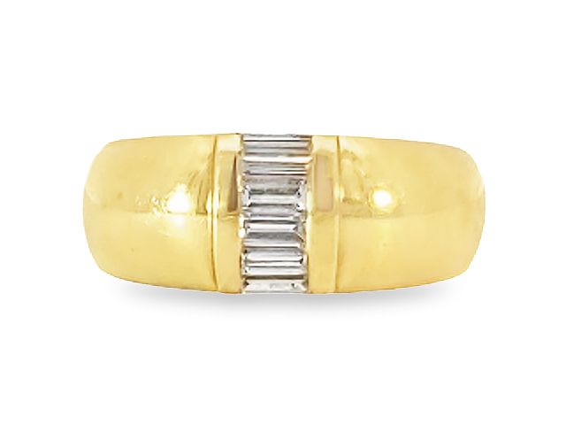 14kt .53ctw Baguette Diamond Band